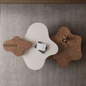 Wooden Creative Modern <b>Coffee</b> <b>Table</b> Set Living Room Italian Irregular Living Room <b>Small</b> Flat Solid Wood <b>Coffee</b> <b>Table</b> - Product Image 5
