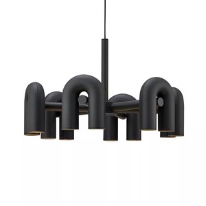 Modern U Shape Chandelier LED Pendant Light For Living Room Bedroom Home Decor Design - Product Image 4