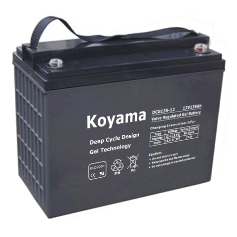 Canada Popular Demand Deep Cycle Gel Battery 12V135Ah for Sweeper/Floor Machines/Electric Vehicles