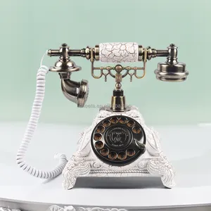 Rotary Dial Old Style Retro Antique Phone Audio Guestbook Phone For Wedding