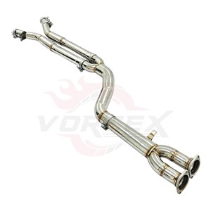 Tubo de escape intermedio Vortex SS304 compatible con BMW X3M Competition F97 X4M F98 3.0T Performance Racing Pipe - Product Image 1