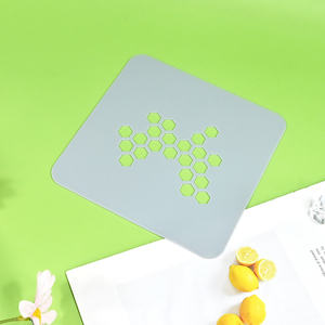 Fondant Silicone <b>Mold</b> 3D Chocolate Bar <b>Mold</b> <b>Cake</b> Decoration Tool Honeycomb Plating Stencil - Product Image 5