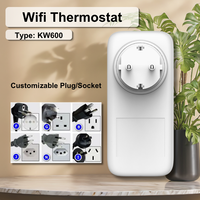 Termostato Intelligente Kiwi Warmer Control WiFi con Sensore di Temperatura e Umidità, Monitoraggio in Tempo Reale per Casa, Serra e Cantina