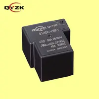 Qyzk relé em formato de t t90, alta potência dc carga de relé 40a 277vac 4 pinos 1 forma a 12v pcb placa de controle relé para aquecedores e ventilação