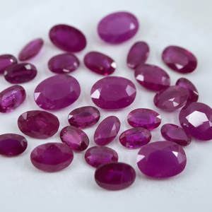 พลอยทับทิมแบบคละขนาดเหมาะสำหรับการทำเครื่องประดับอัญมณีทับทิมสีชมพูสำหรับทำเครื่องประดับ - Product Image 1