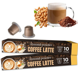 Capsules de café OEM, café au lait aux amandes, dosettes K-Cup pour <span class=keywords><strong>Keurig</strong></span>, capsules de café individuelles, 10 unités - Product Image 1