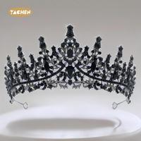 Couronnes de luxe YACHEN en métal ornées de strass, bandeaux décoratifs pour le Nouvel An et les anniversaires de filles