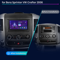 Junsun V1 EU Lagerbestand Autoradio-Navigation für Benz Sprinter VW Crafter 2006 Kabelloses CarPlay Android Auto Zubehör Navigation