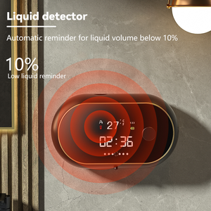 Fabricant professionnel de distributeur automatique de désinfectant pour les mains à capteur mural W2, distributeur de savon sans contact USB - Product Image 4