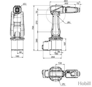 En stock, testé et fonctionnel, ensemble complet, bras robotisé industriel A.B.B IRB120 à 6 axes avec armoire compacte IRC5C, livraison rapide - Product Image 5