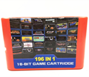Chất lượng cao 16-bit cổ điển Video Game Card Console ổn định MD 138 Cartridge & MD 196in1 trò chơi Vật liệu nhựa ngôn ngữ tiếng anh - Product Image 6
