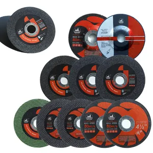 Black Cut Off Wheels 4 1/2 Inch 125mm Resin Bonded Hardware Metal Stainless Steel Thinning Cutting Wheel Cutting Disc