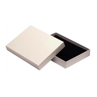 Boîte en papier de luxe personnalisable avec couvercle et base, de haute qualité, en carton ondulé noir avec revêtement UV, pour chapeau de Noël avec fenêtre.