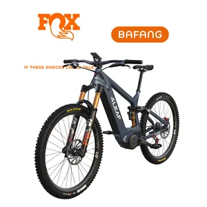 دراجة كهربائية FOX 38 & FOX DPX2 دراجة كهربائية عائمة M620 BAFANG Mid Drive Ebike w 160nm دراجة كربون