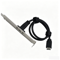 Cable Frontal Tipo E a Tipo C 3.1 Gen2 para Datos, Transmisión de Alta Velocidad de 20 Gbps