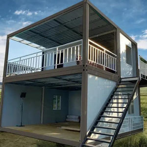 YINGRUI Facile Assemblage Maison Conteneur Préfabriquée Structure Métallique Villas Rentable pour Centre Commercial Utilisation Hôtel Fait de Panneau Sandwich - Product Image 2