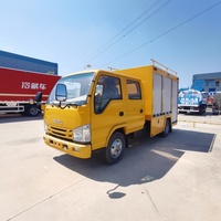 Camioneta Isuzu de Doble Cabina 4x2 Diésel, Vehículo Especial para Rescate y Mantenimiento, Vehículo de Rescate de Ingeniería