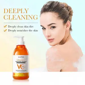 Sadoer Bioaqua Vitamine C Reiniging Hydraterende Voedende Huid Whitening Body Wash Huismerk Douchegel