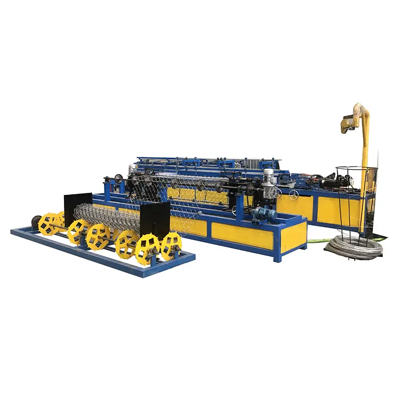Machine automatisée à mailles de chaîne Machine de découpe de treillis métallique Machine de fabrication de treillis métallique pour convoyeur en acier