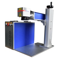 Máquina de Marcado Láser de Fibra CNC 3D de Escritorio 20W 30W 50W con Soporte para DXF AI BMP y Refrigeración por Aire