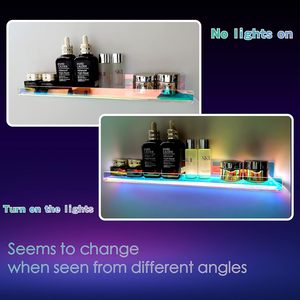 Étagère murale à LED pour vernis à ongles, présentoir organisateur de vernis à ongles en acrylique transparent pour cosmétiques POP Lunettes de soleil Jouets <span class=keywords><strong>CD</strong></span> - Product Image 6