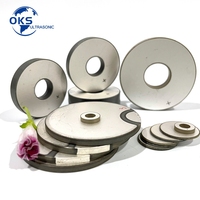 Disque céramique piézoélectrique ultrasonique PZT personnalisé de différentes tailles, élément piézoélectrique en forme d'anneau