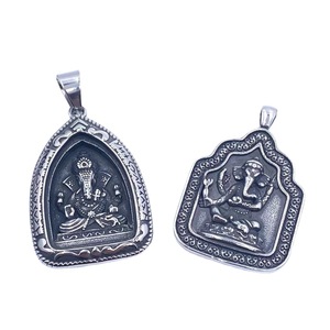 Colgante de Ganesh, Dios Hindú, en Acero Inoxidable, Unisex, para Uso Diario, con Forma de Animal, 2160103 - Product Image 3