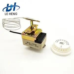 High power 30A thermostat WHD-B capillary temperature control switch for oven