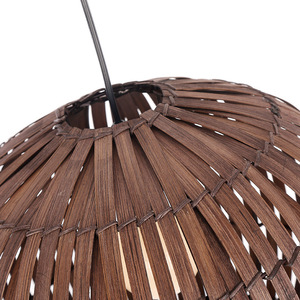 โคมไฟระย้าไม้ไผ่สไตล์จีนสมัยใหม่ทรงกลม E27 LED โคมไฟสำหรับโรงแรมและห้องน้ำชา - Product Image 3