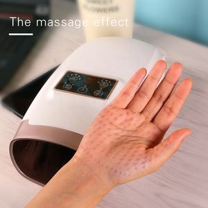 Akülü Hava Sıkıştırma El Şekilli Elektrikli Vibratör <span class=keywords><strong>Acupressure</strong></span> Palmiye Masajı El - Product Image 5