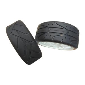 Pneus de dérive de modèle de voiture RC pré-collés <span class=keywords><strong>1</strong></span>/<span class=keywords><strong>8</strong></span> roues de <span class=keywords><strong>pneu</strong></span> en caoutchouc RC Hex 17mm pour voiture de dérive de véhicule routier RC - Product Image 2