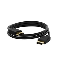Câble DP mâle vers DP mâle plaqué or, haute flexibilité, pour moniteur, ordinateur, audio et vidéo, connexion HD, prenant en charge 2K 4K 8K DP 1.4