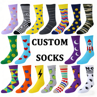 Chaussettes personnalisées avec logo DIY, design unisexe, amusantes, colorées, originales, pour femmes et hommes, service OEM