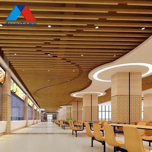 Alumtimes Nhà Sản Xuất Faddish Và Đơn Giản Nhôm Vách Ngăn Tuyến Tính Trần Treo Kim Loại Trần Giả Cho Sảnh Khách Sạn - Product Image 3