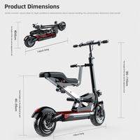 Trottinette électrique familiale haut de gamme avec siège - Longue autonomie 35 km, trottinette pliable pour parents et enfants, marché européen