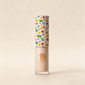 Tube cosmétique transparent avec bouchon à vis, emballage de beauté vide pour flacon de correcteur, flacon de gloss à lèvres en plastique 6,5 ml - Product Image 3