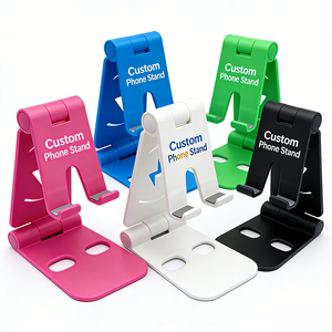 تخصيص البلاستيك طوي حامل هاتف المحمول العالمي قابل للتعديل طوي سيارة هاتف سطح المكتب المتنقل حامل هاتف المنتجات والقوالب - Product Image 2