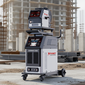 Machine à souder <span class=keywords><strong>MIG</strong></span> multi-tension 220/380/400 V <span class=keywords><strong>MIG</strong></span>-500, soudeuse <span class=keywords><strong>MIG</strong></span>/MAG à gaz CO2 avec fonction de gougeage, capacité de soudage de 20 kg de fil - Product Image 1