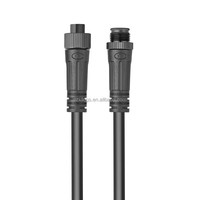 Connecteur de câble adaptateur étanche M10 IP67 à 2 broches, longueur personnalisée, boîtier en aluminium et PVC, 5A, fils en cuivre mâle/femelle, connexions de fils