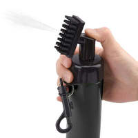Brosse de nettoyage portable pour clubs de golf avec bouteille à presser, accessoires de golf en gros, fabrication OEM