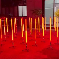 Décoration de fête de Bar de nuit, scène extérieure RGBWA contrôle par application sans fil DMX 28W LED lumière de Tube de Pixel debout