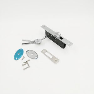 KEYI kunci pintu kaca geser aluminium, perangkat keras kualitas tinggi 1863 KFC kunci pintu kaca tanpa bingkai - Product Image 4