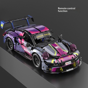 Jouet de construction éducatif en plastique, voiture de <span class=keywords><strong>Formule</strong></span> <span class=keywords><strong>1</strong></span>, compatible avec les voitures de sport, modèle <span class=keywords><strong>1</strong></span>:10, pour garçons, assemblage, décoration - Product Image 3