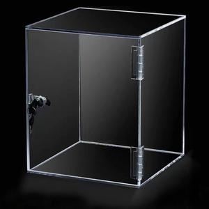 OEM nhà máy bán buôn lớn tùy chỉnh rõ ràng trong suốt hình chữ nhật Acrylic lưu trữ hộp hiển thị với nắp tùy chỉnh Acrylic Hộp Nắp - Product Image 5