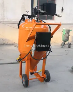 Machine de nettoyage de rouille lourde, pot circulaire DB225 sans poussière, sable humide, vapeur de soda sans pollution, machine de sablage de haute qualité