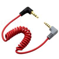 Câble SC7 enroulé de remplacement pour Rode IOS Patch TRRS-Microphone TRS 3.5mm