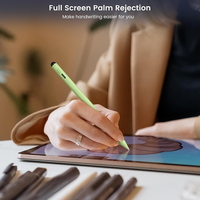 Fabrika rekabetçi fiyat ped dokunmatik ekran özelleştirmek akıllı dijital kapasitif akıllı stylus tablet şarj yeşil aktif kalem