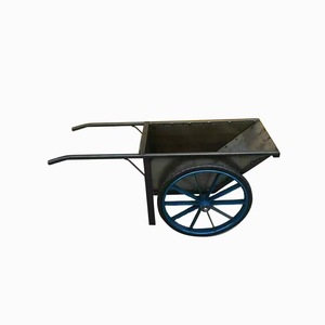 Brouette robuste <span class=keywords><strong>à</strong></span> deux roues, capacité de charge 100 kg, <span class=keywords><strong>chariot</strong></span> de travail portable en fer pour le stockage d'outils, utilisation sur chantier, OEM - Product Image 1