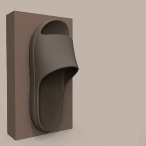 Sandal datar busa EVA pria, Kasut kaki terbuka bernafas dengan dukungan lengkungan gaya baru dengan desain geser - Product Image 4