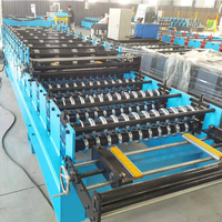 Machine à modeler entièrement automatique, pour rouler le toit à Double couche